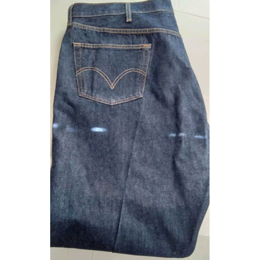 Levi's 501 XX Classic Straight‎ Leg Dark Blue Denim Jeans W48 L30 - Picture 6 of 10